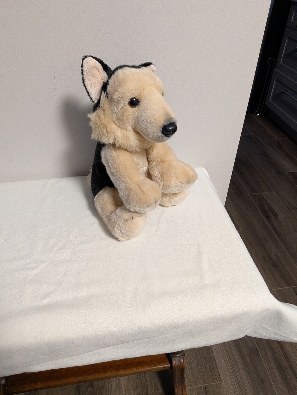 Ganz Heritage Collection. Plush German Shepherd Dog Toy - Brown & Cream.11 Inch